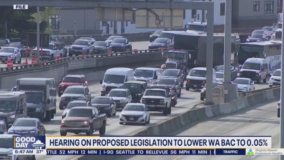 Proposed law would lower WA's BAC from 0.08% to 0.05%