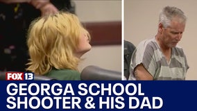 Georgia school shooter and his dad in court