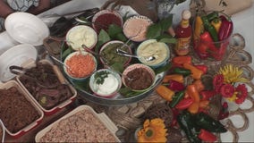 Backyard summer party spread with Chef Kelli