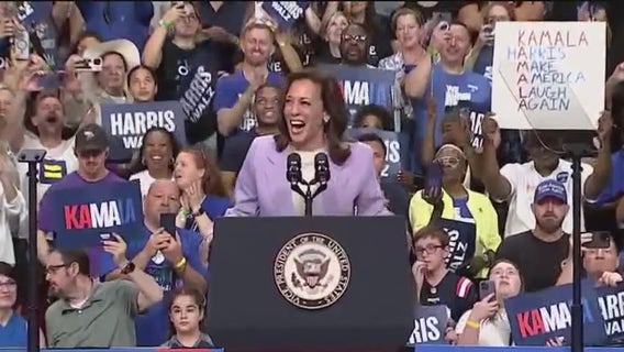 VP Kamala Harris returns to hometown, 1st visit as presidential candidate