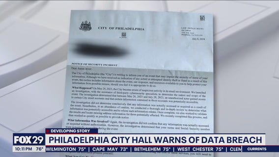 Social Security numbers may have been exposed in Philly data breach