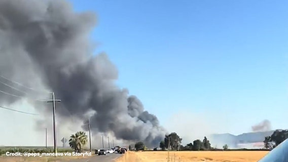 Explosion at California fireworks warehouse sparks wildfire, triggers evacuations
