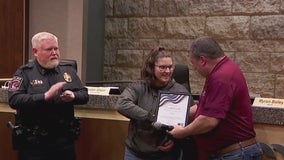 Cottage Grove woman honored for saving life