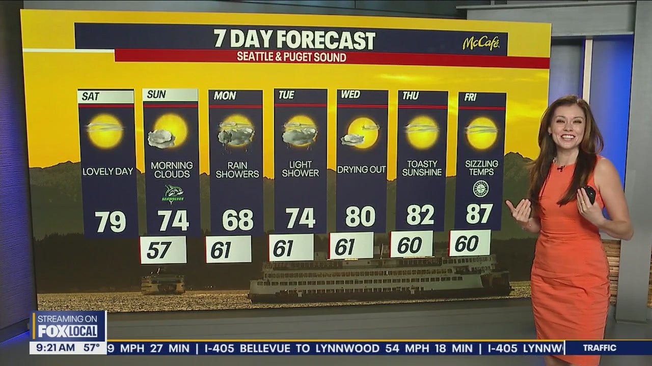 FOX 13 Seattle weather forecast with Abby Acone | FOX 13 Seattle