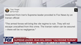 Iran's Supreme Leader: 'They will not escape'