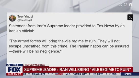 Iran's Supreme Leader: 'They will not escape'