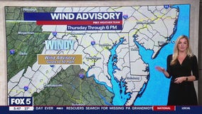 Wind Advisory through Thursday night across DC region