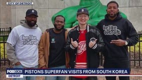 Pistons superfan from South Korea falls in love with Detroit