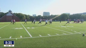 High school football teams begin practicing