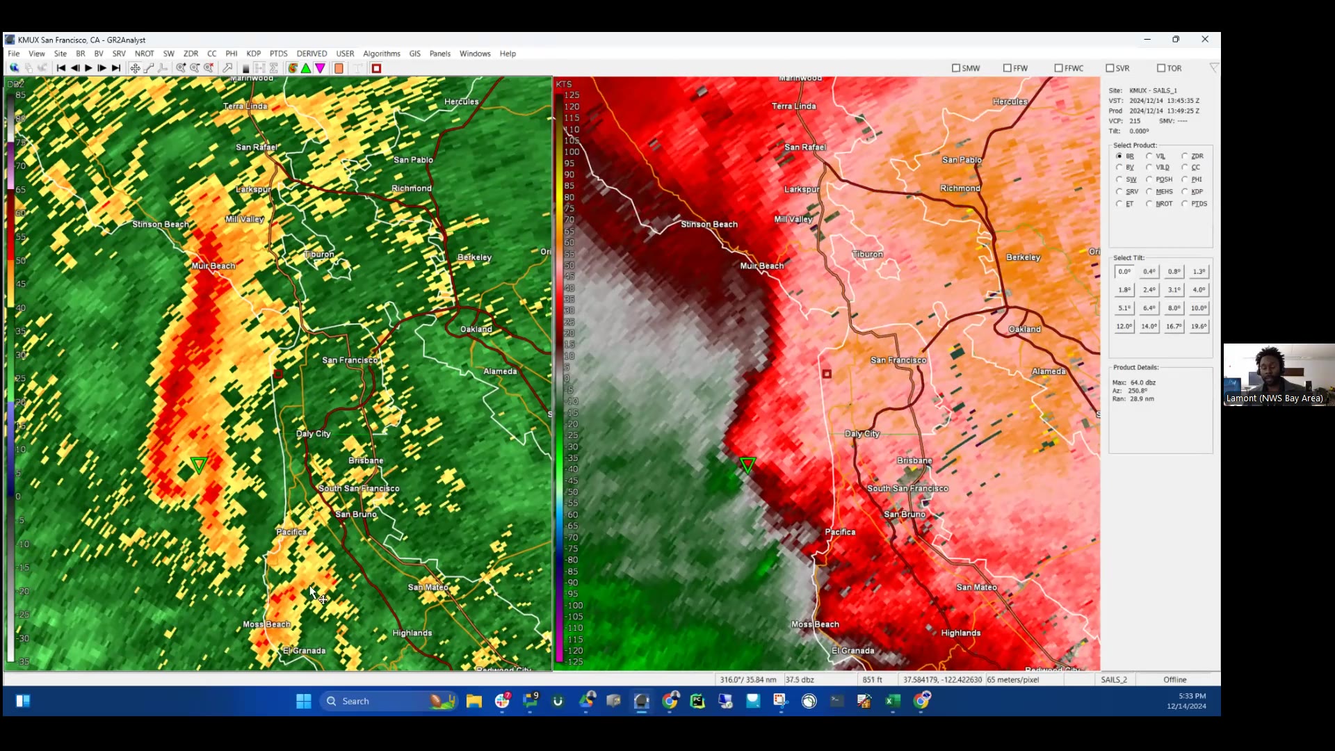 San Francisco experiences 1st-ever tornado warning