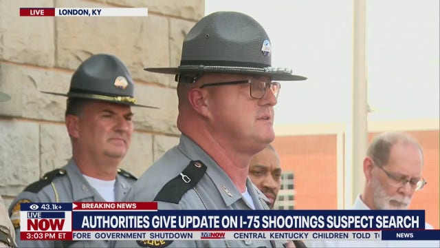 Kentucky highway shooting suspect sent chilling texts before attack, remains on the run