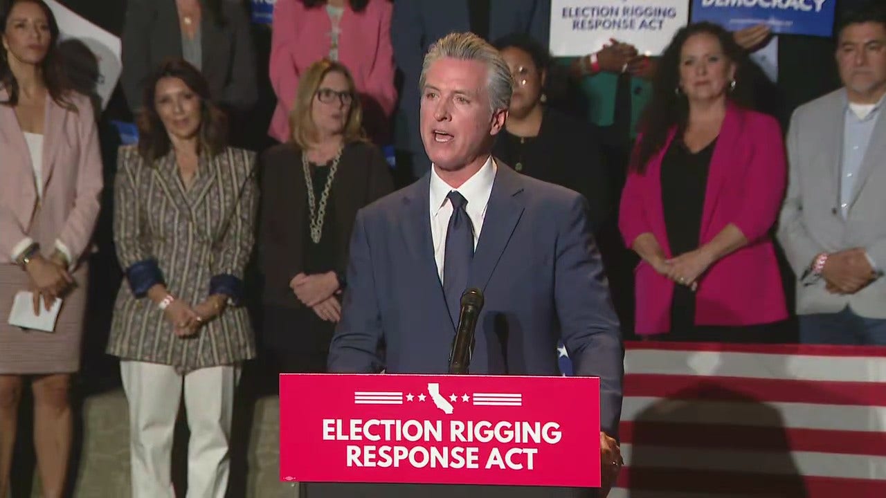 Full video: Gov. Gavin Newsom unveils redistricting plan for California in response to Texas