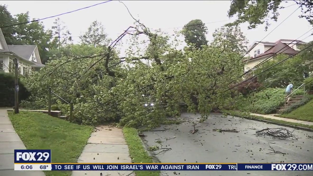 Thousands without power after severe weather rips through region