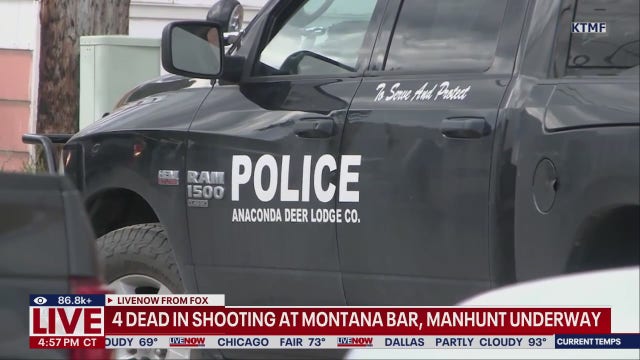 Manhunt underway after 4 killed in Anaconda, Montana, bar shooting