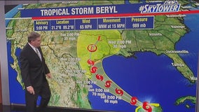 Beryl could threaten Texas as a hurricane