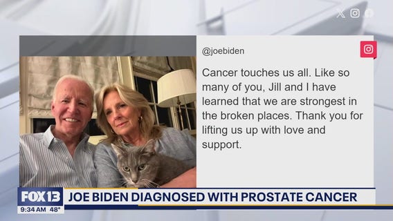 Joe Biden diagnosed with prostate cancer