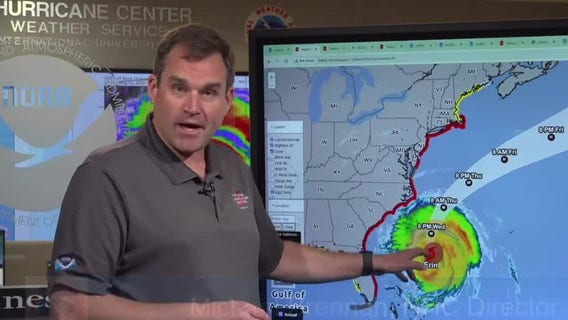 National Hurricane Center gives update on Hurricane Erin