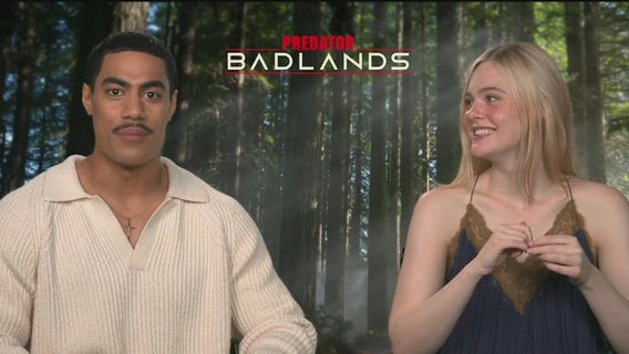 Stars talk finding humanity in human-less 'Predator: Badlands'