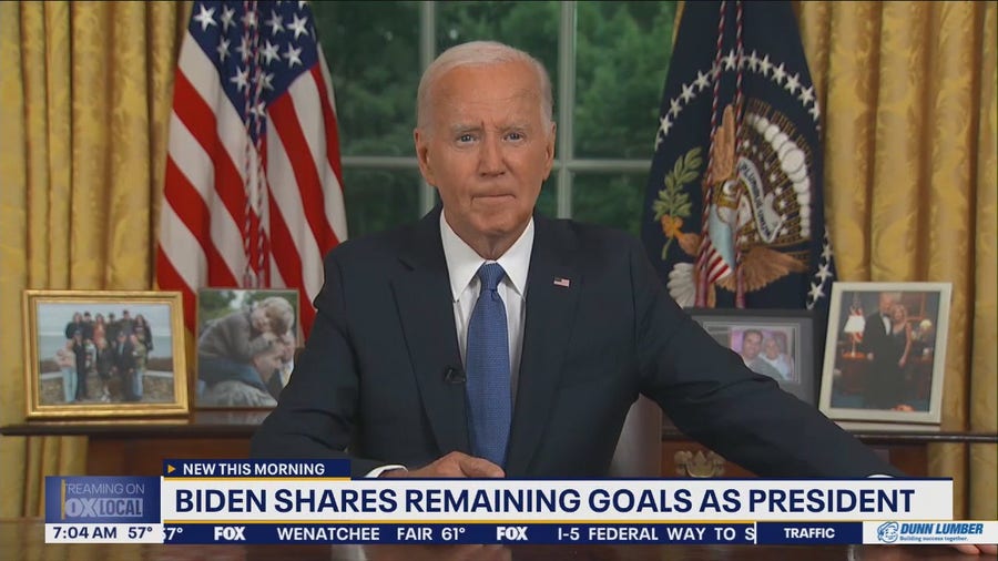 Biden shares remaining goals as president