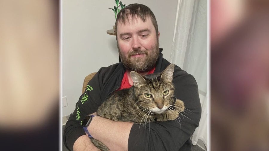 Cat, owner reunite in Houston after months and miles apart