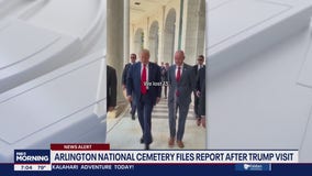 Trump's visit to Arlington National Cemetery sparks turmoil