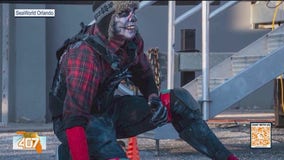 First responder doubles as scare actor