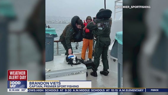 Fishermen rescue WA Navy jet pilots after crash in San Diego