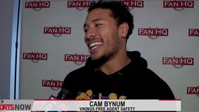 Cam Bynum says he wants to return to Vikings at meet-and-greet