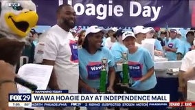 Brandon Graham makes surprise appearance at Wawa Hoagie Day