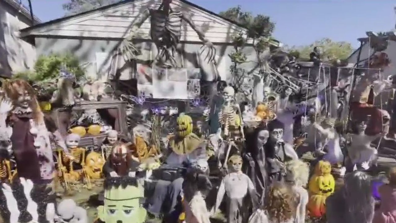 San Jose mother puts up elaborate Halloween display to honor son who