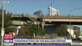 Construction on Ballard Bridge