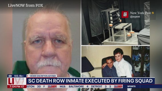 Death row inmate who burned victim's eyes chooses firing squad for execution