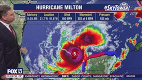 Milton becomes a Category 5 hurricane