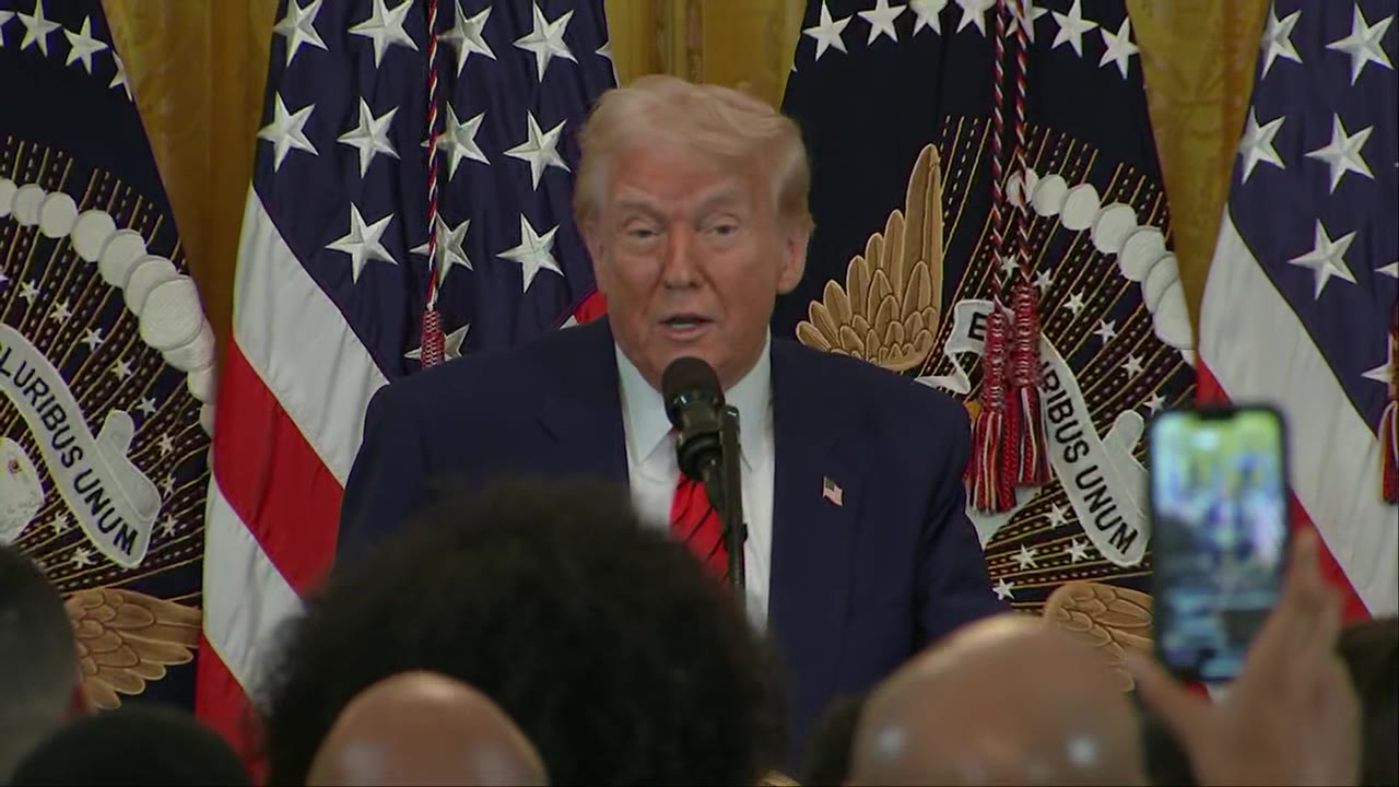 Tiger Woods, Tim Scott, Sage Steele attend Trump’s Black History Month event