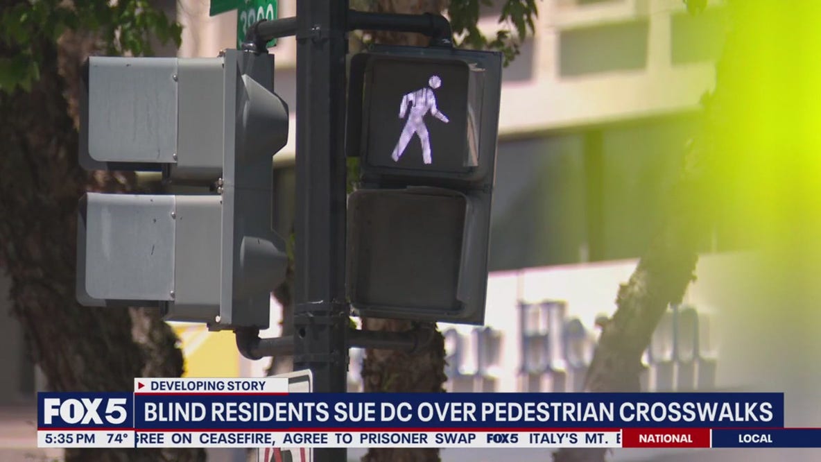 Blind DC residents sue over pedestrian crosswalks
