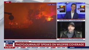 "I'm emotional": Photojournalist describes CA fires