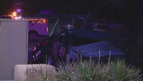 Teen hurt in fiery Tempe crash