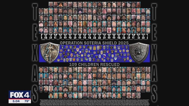 244 charged with child sex crimes in North Texas operation