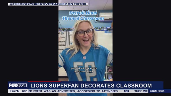 Local Teacher is a Detroit Lions Superfan