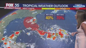 Impact zone of tropical wave continues to shift