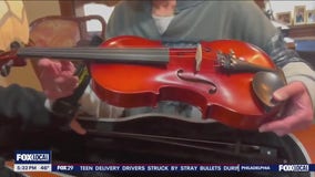 Philly plane crash: Girl is gifted violin after hers was destroyed in plane crash