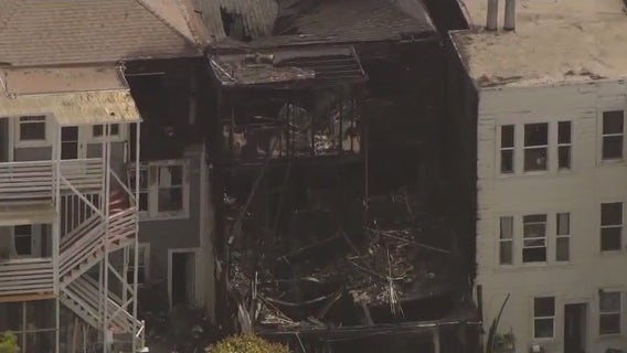 Fast-moving fire damages 5 homes, and displaces dozens in SF's Richmond District