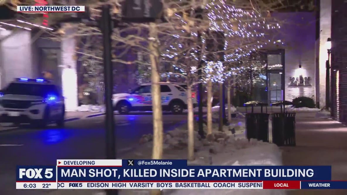 DC police search for gunman in deadly apartment building shooting