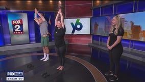 Yoga6 stops by to celebration National Yoga Fitness Day and National Women's Health & Fitness Day