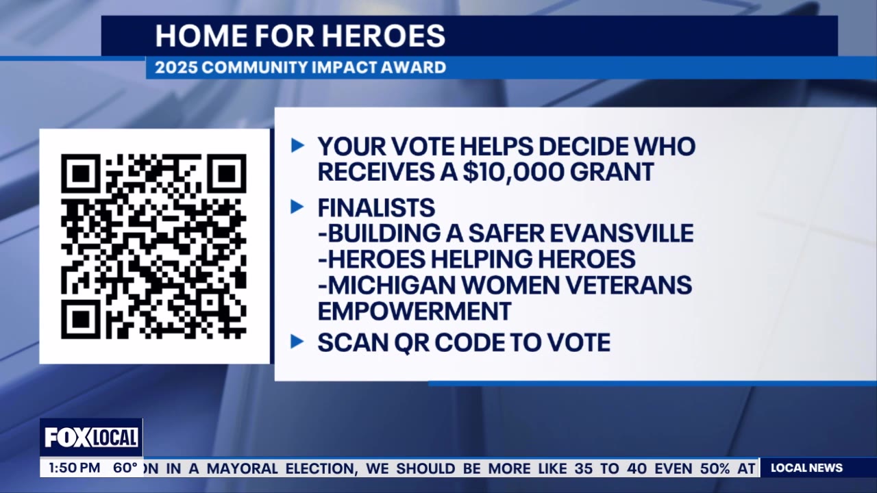 Michigan Women Veterans Empowerment (MWVE) named a Finalist for the 2025 Homes for Heroes Foundation Community Impact Award