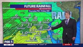 FOX 5 Weather forecast for Wednesday, November 13