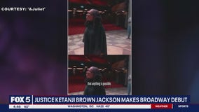 Justice Ketanji Brown Jackson makes Broadway debut, fulfilling lifelong dream