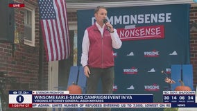 VA Attorney General Jason Miyares speaks at rally