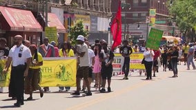 Juneteenth celebration in Harlem