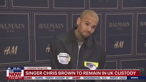 Singer Chris Brown to remain in UK custody
